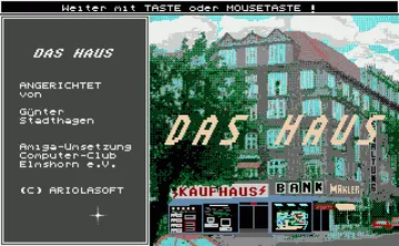 Haus, Das screen shot title